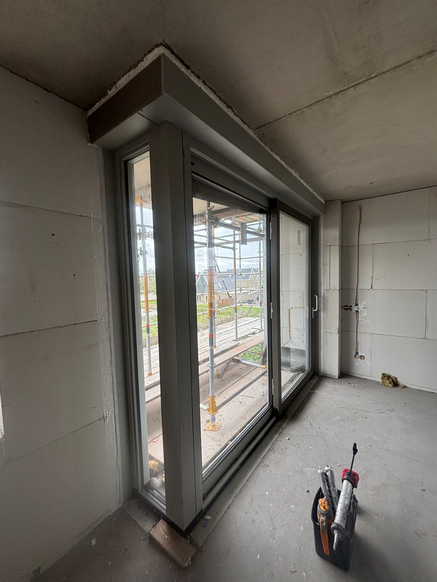 Beglazing kitwerk nieuwbouwcomplex